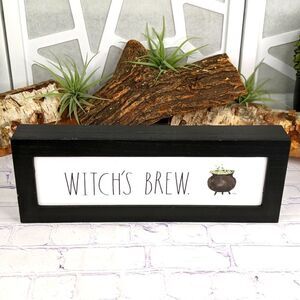 Rae Dunn WITCH'S BREW Wooden Sign Wall Art
